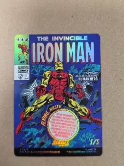 MTG Tony Stark The Invincible Iron Man M 0392 Foil Borderless MSH Marvel - Image 2