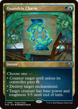 Quandrix Charm - Promo Pack: Secrets of Strixhaven (PPSOS)(Foil) - Image 1