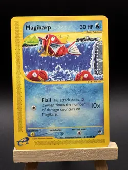 Pokemon Magikarp Card Expedition Base Set, 118/165, Regular Common - Image 1
