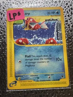 Pokemon Magikarp Card Expedition Base Set, 118/165, Regular Common - Image 3