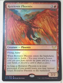 Retriever Phoenix - FOIL - Strixhaven: School of Mages - Magic the Gathering MTG - Image 1