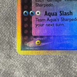 The Pokemon Company Team Aqua's Sharpedo 5/95 Team Magma vs Aqua Rev Holo 70HP - Image 5