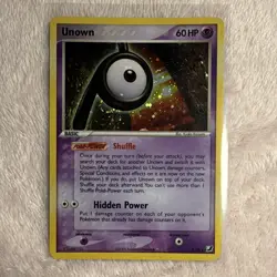 Pokemon TCG Unown (P) P/28 Unseen Forces Promo Holo Rare English 60 HP - Image 1