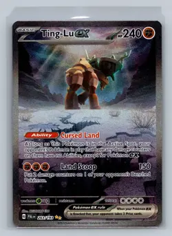Ting-Lu ex 263/193 Special Illustration Rare Paldea Evolved Pokemon Near Mint - Image 1
