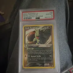 Pokemon 2004 Dark Tyranitar EX Team Rocket Returns 20/109 Rare PSA 10 - Image 1