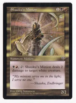 Shauku's Minion (LP) Mirage MIR Magic MTG - Image 1