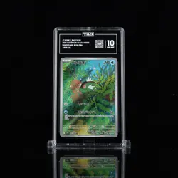 TAG 10 BASCULIN #105 GEM MINT 2025 POKEMON JPN SV11W-WHITE FLARE ART RARE psa - Image 2