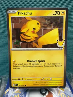 2026 Pikachu 051 Stamped Pokemon Day 30th Anniversary Promo NM 2787 - Image 1