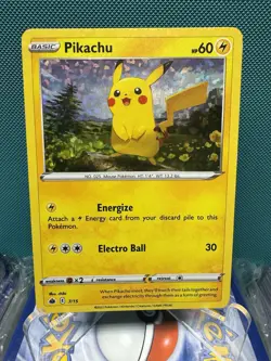 Pokemon TCG Pikachu 007/015 McDonald's 2022 Holo Promo Basic 60 HP Electro Ball - Image 1