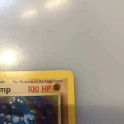 Pokemon Machamp Holo Rare 1ST EDITION Base Set 8/102 - Image 4