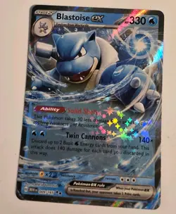 The Pokemon Company Blastoise ex Double Rare Holo Sv151 009/165 - Image 1