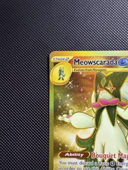 Pokemon Meowscarada ex - 271/193 SV02: Paldea Evolved Hyper Rare NM - Image 4