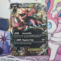 Krookodile EX - Promo XY 25 Pokemon TCG 2014 Second Bite Megaton Fang - Image 1