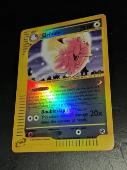 Pokemon TCG Clefable 7/165 Expedition Reverse Holo RARE!!! - Image 2