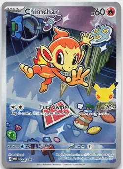 Chimchar 041 Holo Promo ME: Mega Evolution Promo Pokemon Near Mint - Image 1