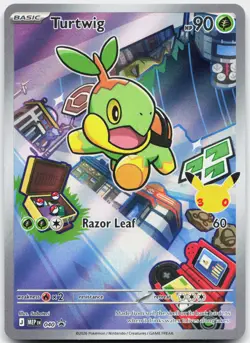 Turtwig 040 Holo Promo ME: Mega Evolution Promo Pokemon Near Mint - Image 1