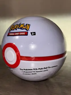 Pokemon - Poke Ball Tin - Premier Ball *New Sealed* - Image 1