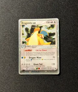 Pokemon EX DRAGON - #90/97 Dragonite ex - Ultra Rare Holo - ENG - SWIRL - HP - Image 3