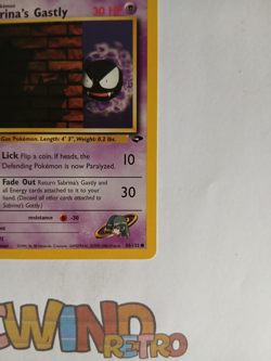 Pokemon TCG Sabrina’s Gastly Gym Challenge 96/132 - Image 3