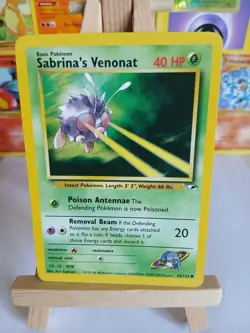 Pokemon TCG Sabrina’s Venonat Gym Heroes 96/132 Regular - Image 2