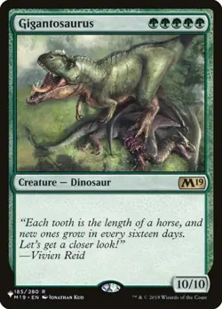 Gigantosaurus - Near Mint MTG The List - Image 1
