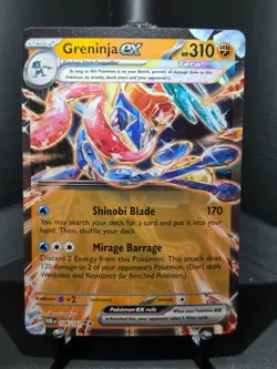 Pokemon Twilight Masquerade Greninja EX 106/167 - Image 1