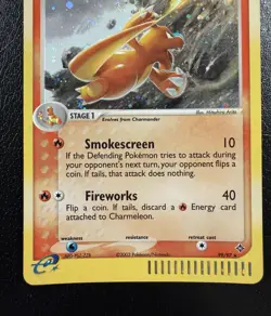 Pokemon TCG Charmeleon 99/97 EX Dragon Holo Secret Rare With Swirl🌀LP - Image 3