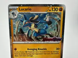 Pokemon TCG Lucario 114/198 STAMPED Premium Collection Promo SV Scarlet Violet - Image 2