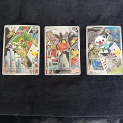 Pokemon 1st Partner Series 2 Illustration Collection Snivy, Tepig, Oshawott Set - Image 1