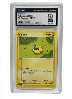 Pokemon World Record Slab Mareep EX Dragon 64/97 - Image 1