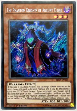 BLRR-EN061 The Phantom Knights of Ancient Cloak - Secret 1st Ed Lightly Played - Image 1
