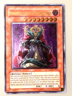 yugioh Vennominon the King of Poisonous Snakes TAEV-EN014 1st Ed Ultimate NM - Image 2