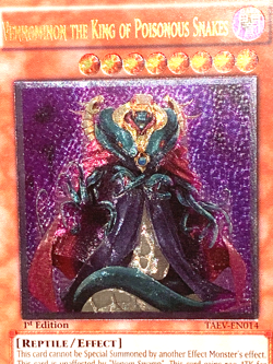 yugioh Vennominon the King of Poisonous Snakes TAEV-EN014 1st Ed Ultimate NM - Image 4
