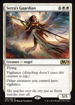Serra's Guardian - Near Mint MTG Magic 2019 Core Set - Image 1