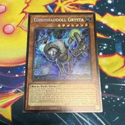 Yu-Gi-Oh! Konami Tohushaddoll Grysta BLGG-EN021 Secret Rare Foil 1st Ed EN - Image 1