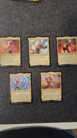 Lot of 5 - English Final Fantasy MTG Legendary Commanders | Non-Foil - Image 1