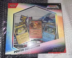 Sealed Pokemon TCG S&V Prismatic Evolutions Poster Collection Box NEW - Image 1