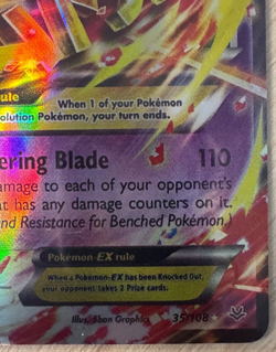 M Gallade EX 35/108 -MP- Ultra Rare Holo - Roaring Skies - Pokemon Tcg 2015 - Image 5