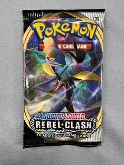 Pokemon TCG Rebel Clash Booster Pack Sword and Shield NEW SEALED 820650806810 - Image 1