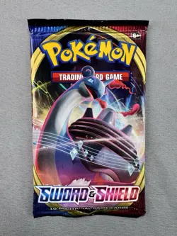 Pokemon Sword and Shield Base Set Booster Pack Sealed NEW Lapras Art - Image 1