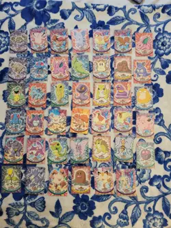 41 cards Pokemon Topps - Series 1 (1999) - Blue Logo - Bulk Lot LP/NM - Image 1