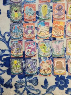 41 cards Pokemon Topps - Series 1 (1999) - Blue Logo - Bulk Lot LP/NM - Image 2
