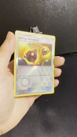 Energy Retrieval [Reverse Holo] #116 Pokemon Sun & Moon - Image 2
