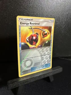 Energy Retrieval [Reverse Holo] #116 Pokemon Sun & Moon - Image 3