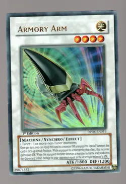 Armory Arm Duelist Pack 8: Yusei Fudo 1st Edition #DP08-EN016 LP/NM - Image 1