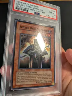 Yugioh Skilled Dark Magician MFC-065 1st Edition Super Rare PSA 8 NM-MT! - Image 3