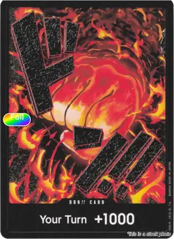 DON!! Card (Sakazuki) [PRB-01 - ] - NM [Foil] TCG One Piece - Image 1