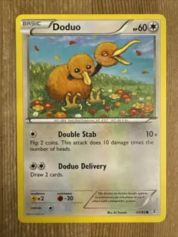 Doduo 55/83 Pokemon card XY Generations common NM - Image 1