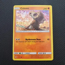 Cubone 57/131 General Mills Promo SM Forbidden Light Pokemon Holo LP - Image 1