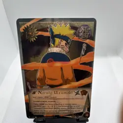 Naruto Uzumaki Foil Ninja Card us002 English Overflowing Power- Naruto CCG - Image 1